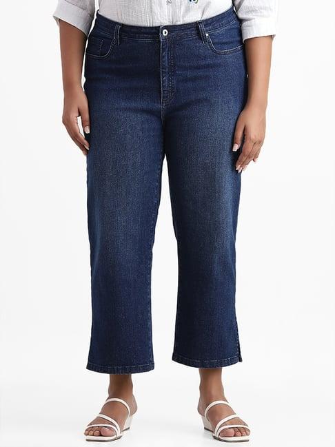 gia by westside blue spoc mid rise jeans