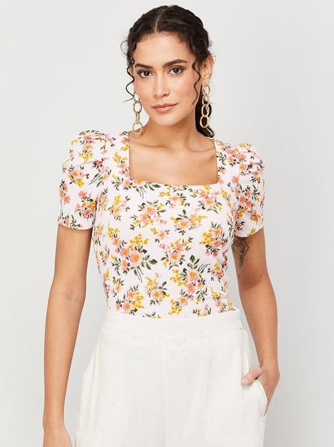 code by lifestyle multicolor floral print top