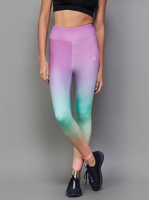 kappa multicolored tie & dye tights