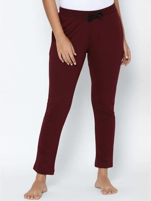 allen solly maroon cotton pyjamas