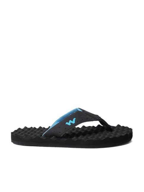 wildcraft men's hive 3.0 black flip flops