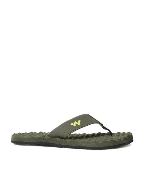 wildcraft men's hive 3.0 olive flip flops