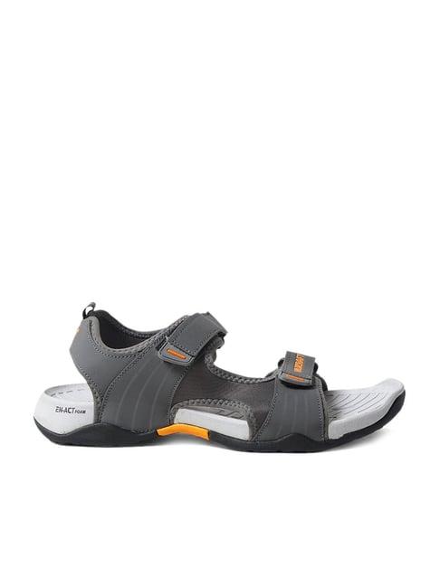 wildcraft men's swift grey floater sandals