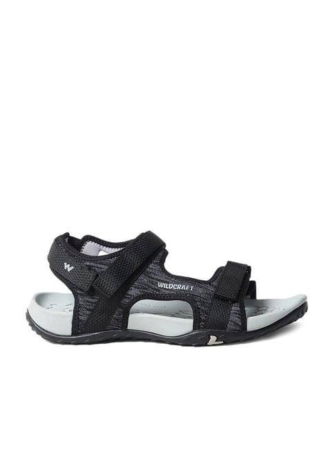 wildcraft men's vesta + black floater sandals