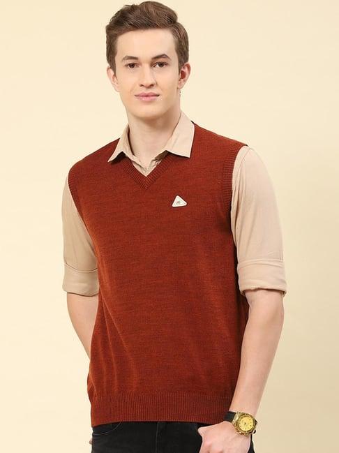 monte carlo rust regular fit sweater