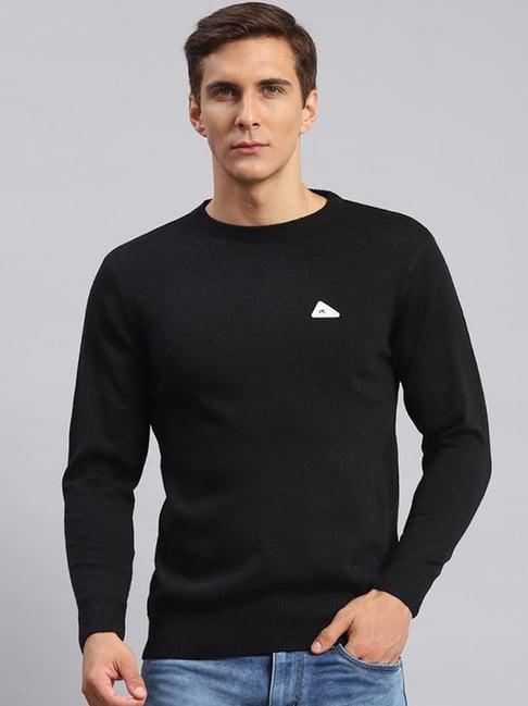 monte carlo black regular fit pullover