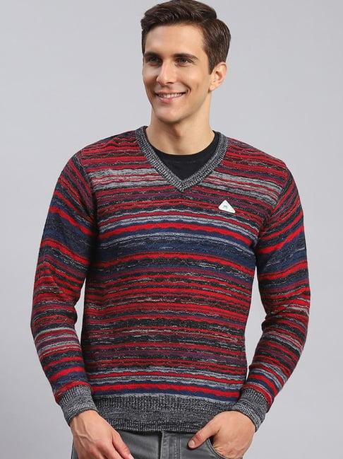 monte carlo multi regular fit striped pullover