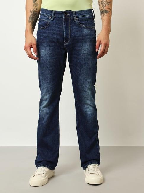 lee blue comfort fit jeans