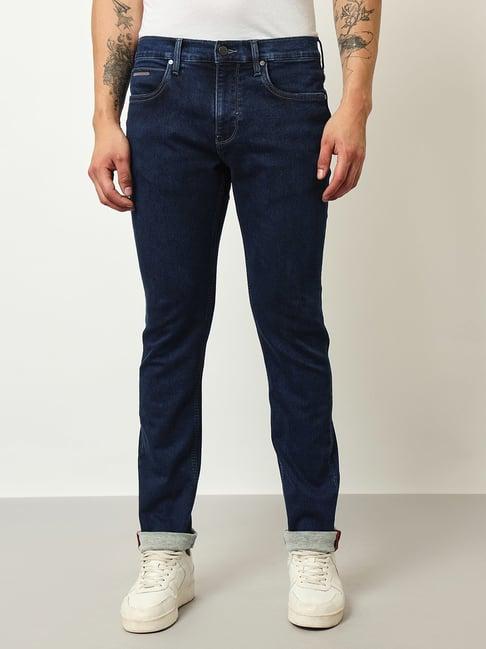 lee blue slim fit jeans