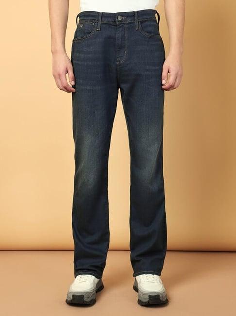 wrangler tint navy comfort fit jeans