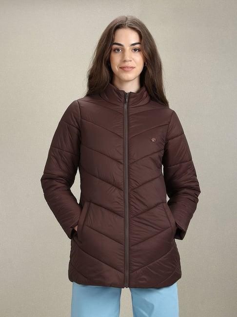 u.s. polo assn. brown regular fit puffer jacket