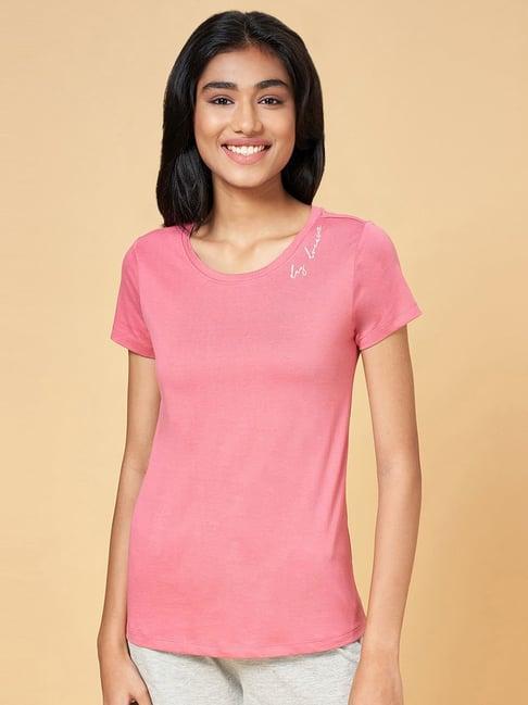 dreamz by pantaloons pink cotton t-shirt