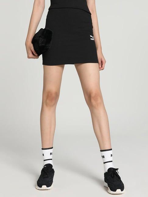 puma black shift mini skirt