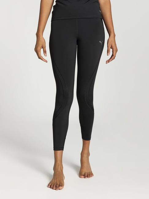 puma black high rise yoga tights