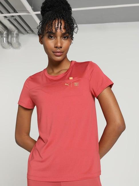 puma coral regular fit sports t-shirt