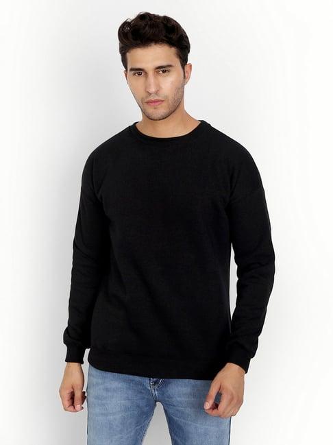 color capital black relaxed fit sweatshirt