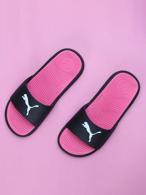 puma women's cool cat 2.0 sport black slides