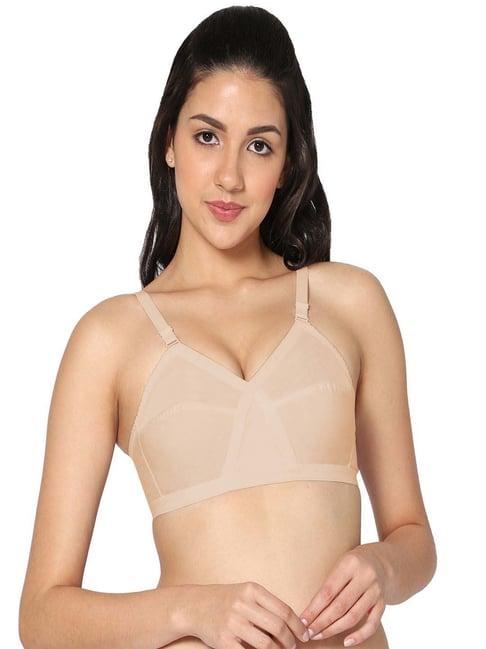 in care beige cotton t-shirt bra