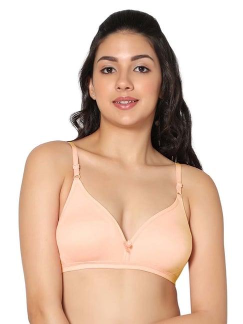 in care peach cotton t-shirt bra