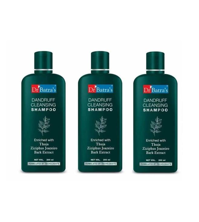 dr. batra's dandruff cleansing shampoo (pack of 3)