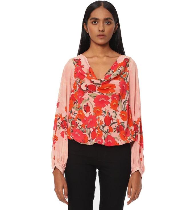 satya paul pink the library top