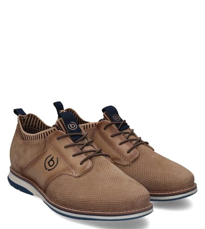 bugatti men's han comfort logo sand oxford shoes