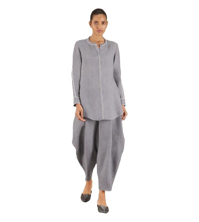 ampm grey ekam sarah shirt with pant