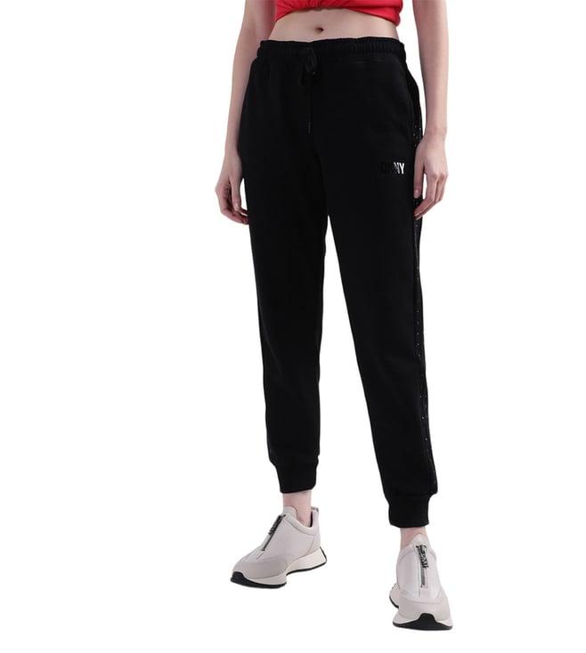 dkny black sweat regular fit joggers