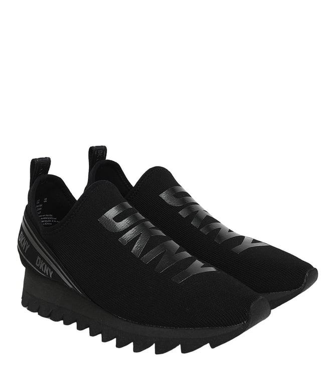 dkny black logo women sneakers