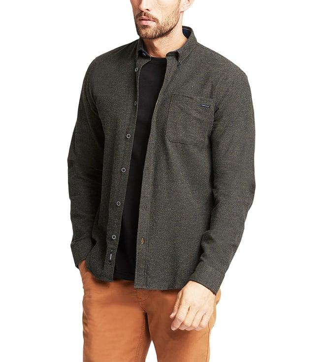 lindbergh green relaxed fit shirt