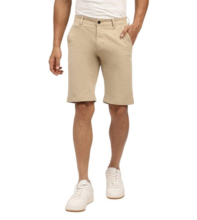 lindbergh beige regular fit shorts