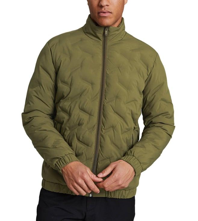 matinique green regular fit qulited jacket