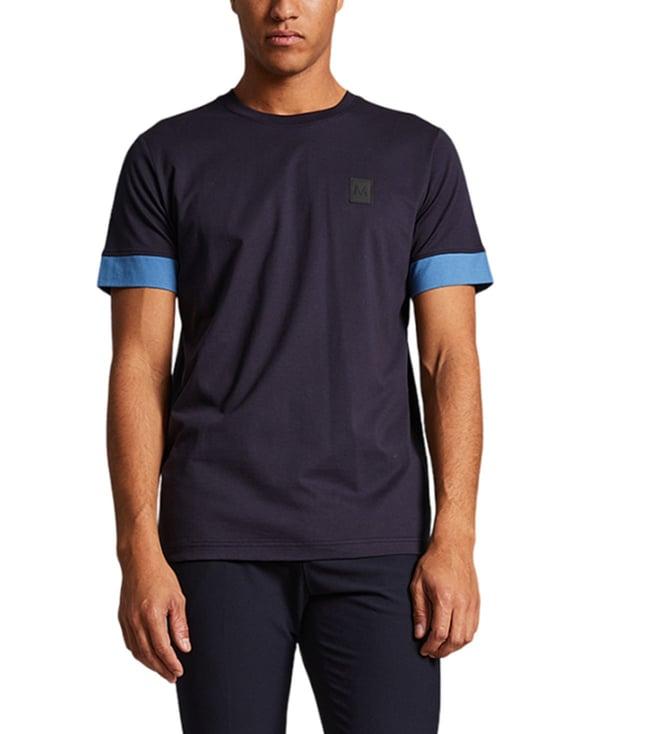 matinique navy blue regular fit t-shirt