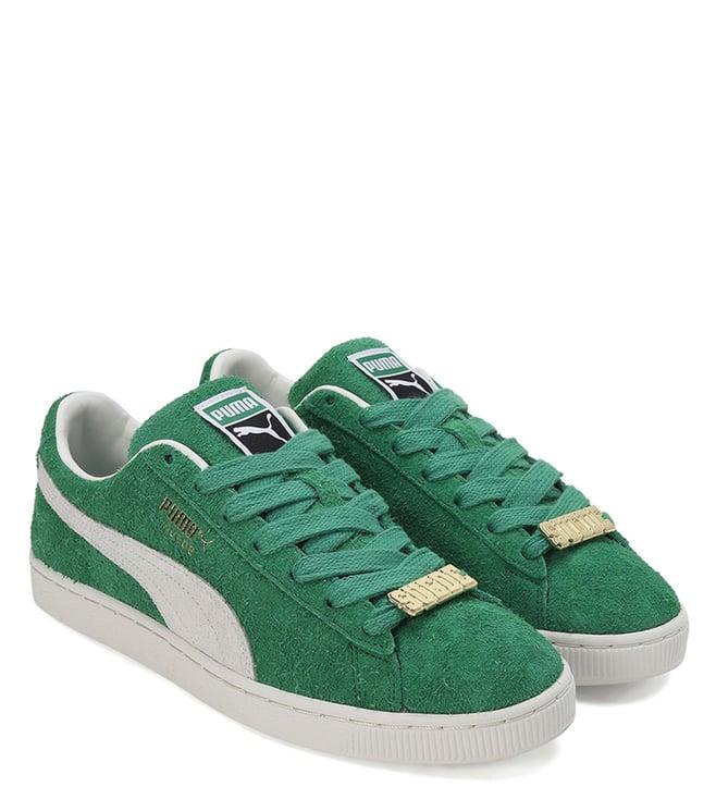 puma men's fat lace green sneakers