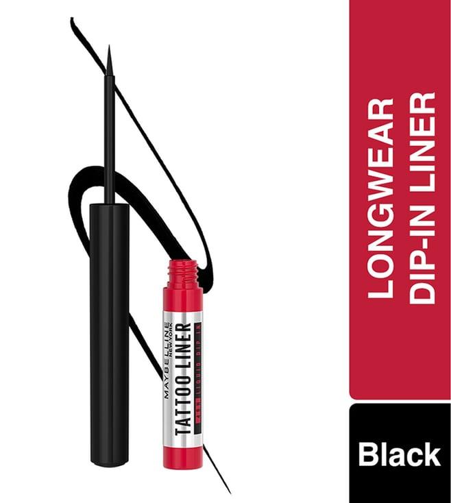 maybelline new york tattoo liner 48h dip in black - 2.1 gm