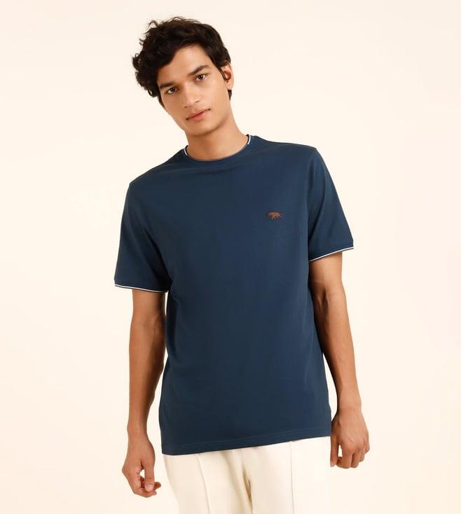 andamen blue art of leisure oxford crew t-shirt