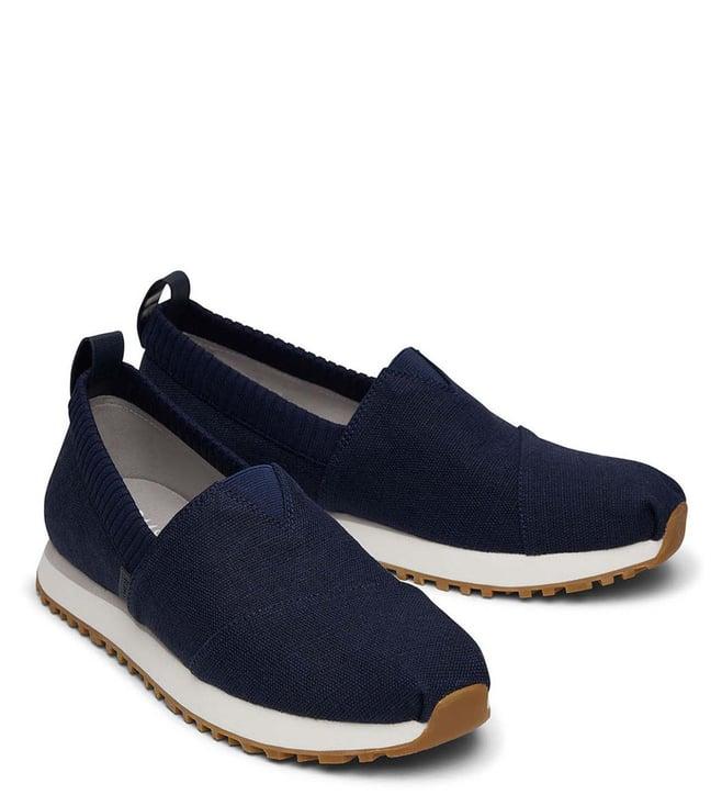 toms men's alp resident 2.0 navy slip on sneakers