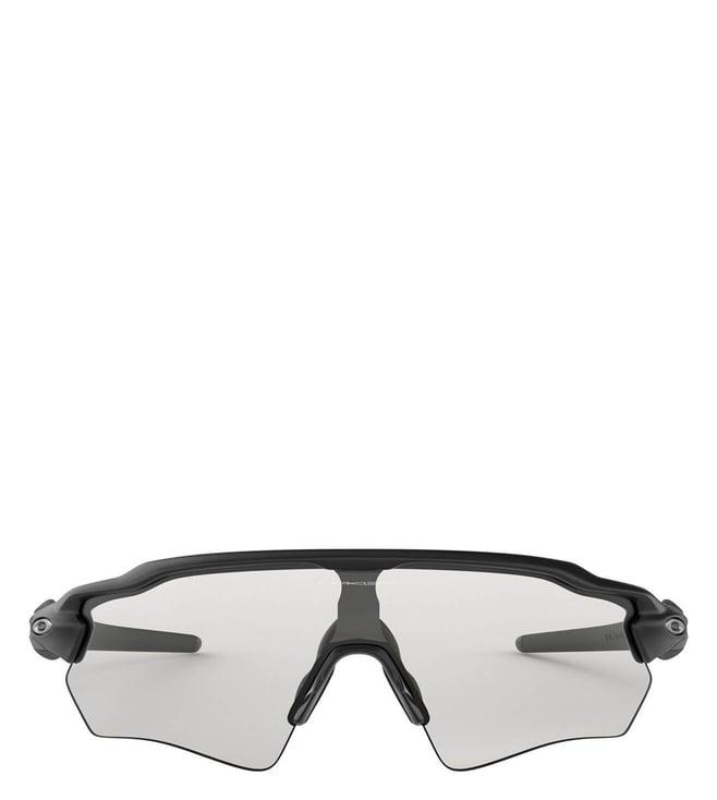 oakley 0oo920892087438 transparent sport performance uv protection shield sunglasses for men