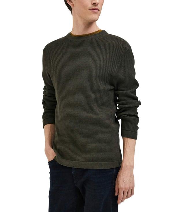 selected homme forest night regular fit pullover