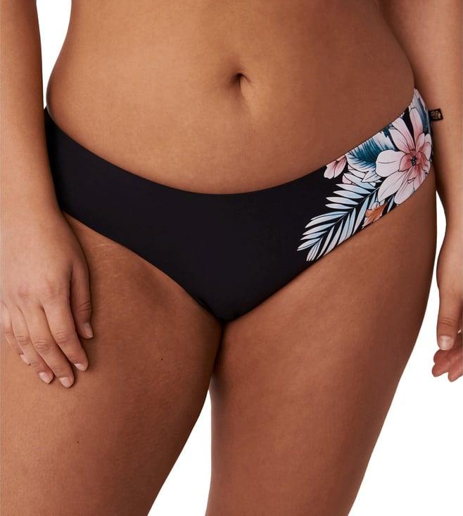 la vie en rose floral print cheeky bikini bottom