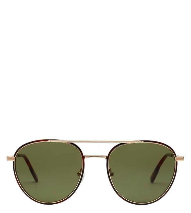 lacoste 258 771 53 s green uv protection aviator sunglasses for men