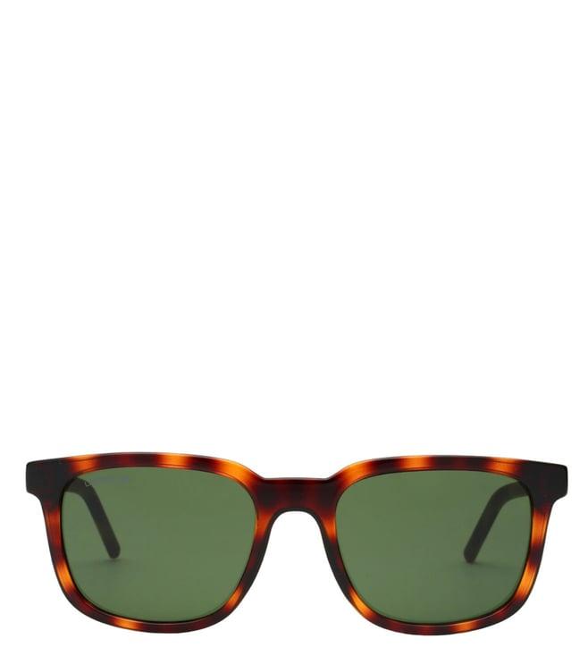 lacoste 948 214 54 s green uv protection square sunglasses for men