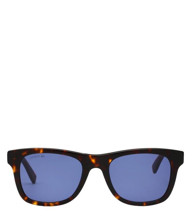 lacoste 978 230 52 s blue uv protection square sunglasses for men