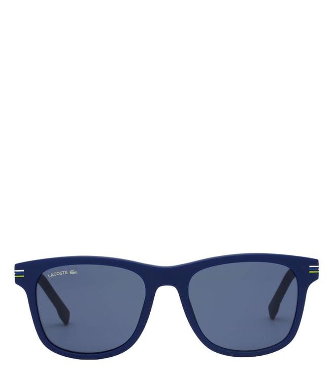 lacoste 995 401 53 s blue uv protection wayfarer sunglasses for men