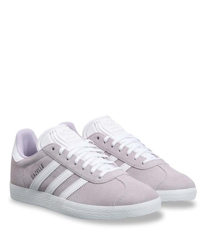 adidas originals women's gazelle purple sneakers