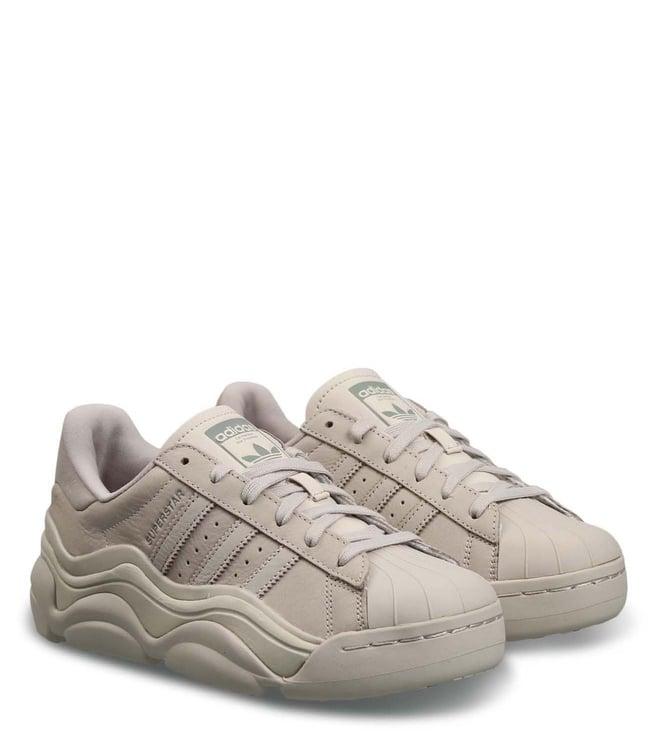 adidas originals women's superstar millencon beige sneakers