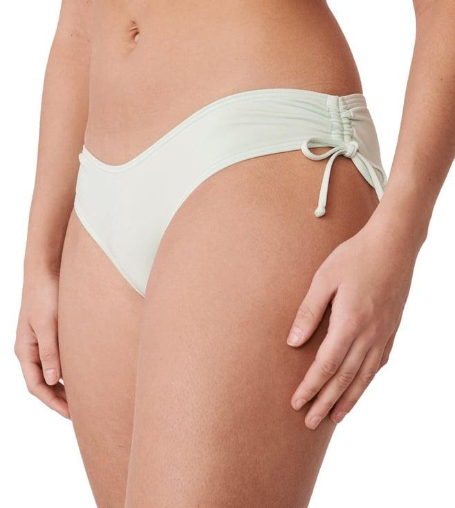 la vie en rose bay recycled fibers brazilian bikini bottom