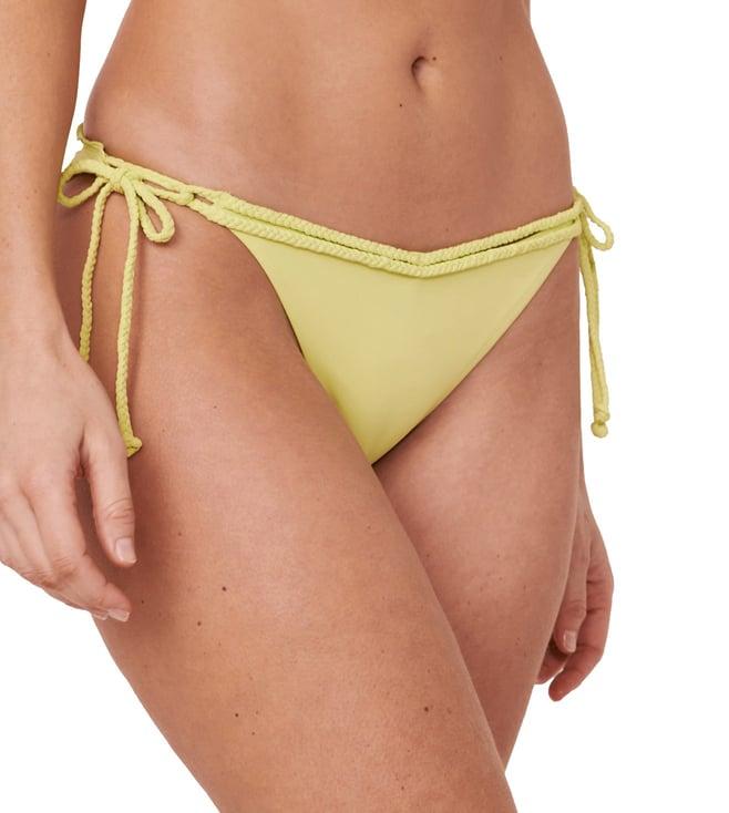 la vie en rose daiquiri green recycled fibers brazilian bikini bottom