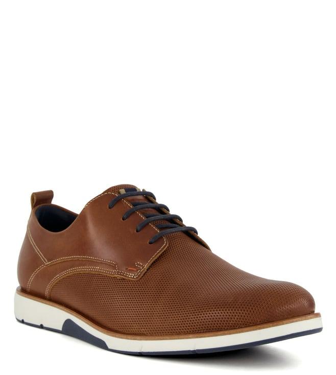 dune london men's barnabey tan sneakers