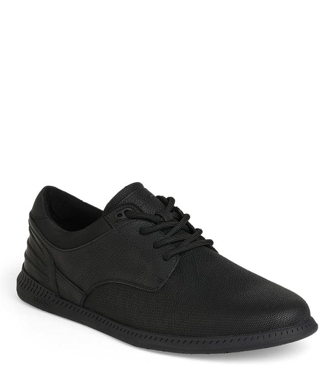 aldo men's dinbrenn001 black lace-up derby shoes